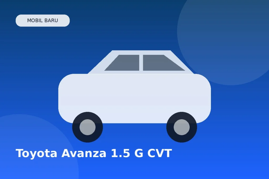 Toyota Avanza 1.5 G CVT
